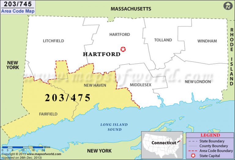 What is the 203 area code? Location, history, and timezone.