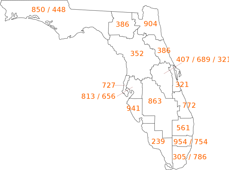 407 area code